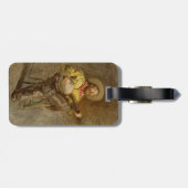 Spanischer Cowboy und Banjo Playing Trail Song Gepäckanhänger (Rückseite horizontal)