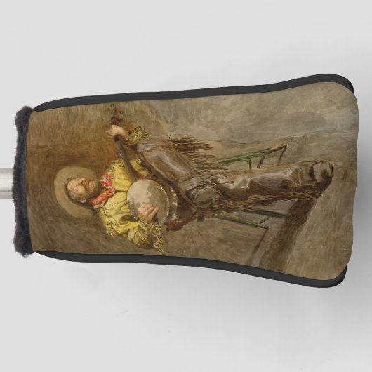 Spanischer Cowboy und Banjo Playing Trail Song Golf Headcover (Vorderseite)