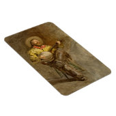 Spanischer Cowboy und Banjo Playing Trail Song Magnet (Rechte Seite)