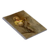 Spanischer Cowboy und Banjo Playing Trail Song Notizblock (Rechte Seite)