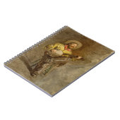 Spanischer Cowboy und Banjo Playing Trail Song Notizblock (Linke Seite)