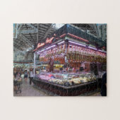 Spanischer Deli Counter Indoor Market, Valencia Puzzle (Horizontal)