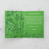 Spanischer Dinosaurier-Dschungel für Jungen zum Ge Karte (Innenseite)