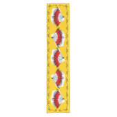 Spanischer Fan Border Table Läufer 14 X 72 (Vorderseite)