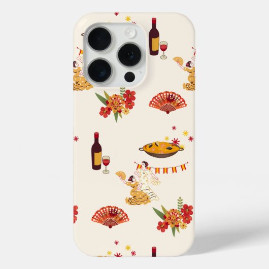 Spanischer Fiesta-Stil Case-Mate iPhone Hülle (Rückseite)