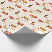 Spanischer Fiesta-Stil Geschenkpapier (Ecke)