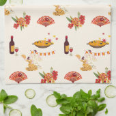 Spanischer Fiesta-Stil Geschirrtuch (Gefaltet)