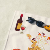 Spanischer Fiesta-Stil Strandtuch (Beispiel)