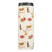Spanischer Fiesta-Stil Thermosbecher (Rückseite)