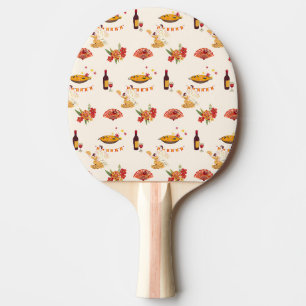Spanischer Fiesta-Stil Tischtennis Schläger