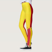 Spanischer Flaggenentwurf Leggings (Links)