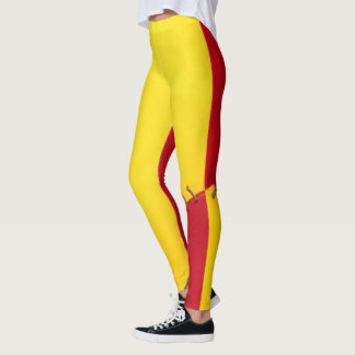 Spanischer Flaggenentwurf Leggings