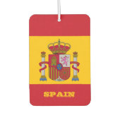 Spanischer Flaggenfahrzeug Air Freshener, Spanien Autolufterfrischer (Vorderseite)