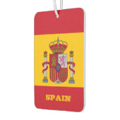 Spanischer Flaggenfahrzeug Air Freshener, Spanien Autolufterfrischer (Links)