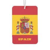 Spanischer Flaggenfahrzeug Air Freshener, Spanien Autolufterfrischer (Rückseite)