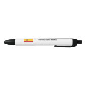 Spanischer Flaggenstift mit kundenspezifischem Kugelschreiber (Unterseite)