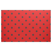 Spanischer Flamenco roter schwarzer Polka Dot Stoff (Fat Quarter (45,7 x 55,9 cm))