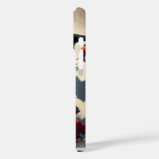 Spanischer Flamenco-Tänzer Case-Mate iPhone Hülle (Rückseite / Links)