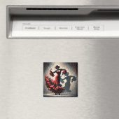 Spanischer Flamenco-Tänzer Magnet (In Situ (Geschirrspüler))