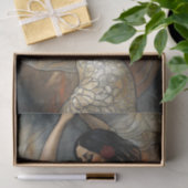 Spanischer Flamingo Dancer Decoupage Seidenpapier (Geschenk)