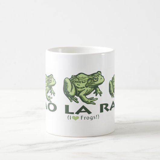 Spanischer Frosch - i-Liebe-Frosch-Tasse Kaffeetasse (Mittel)
