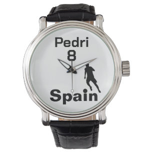 Spanischer Fußball, anpassbar Armbanduhr