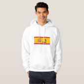 Spanischer Fußball, anpassbar Hoodie (Vorne ganz)