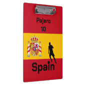 Spanischer Fußball, anpassbar Klemmbrett (Rechts)