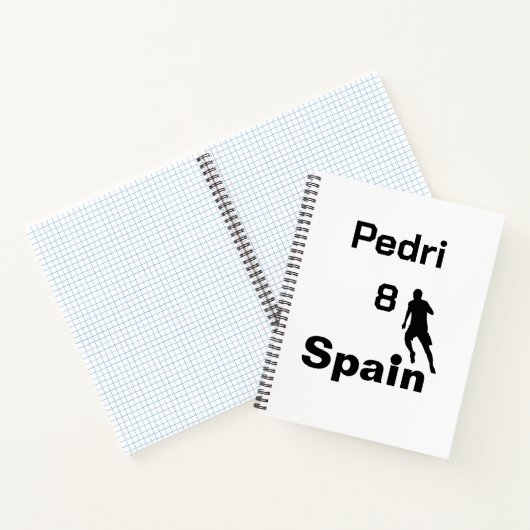 Spanischer Fußball, anpassbar Notizblock (Innenseite)