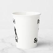 Spanischer Fußball, anpassbar Pappbecher (Links)