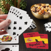 Spanischer Fußball, anpassbar Spielkarten (In Situ)