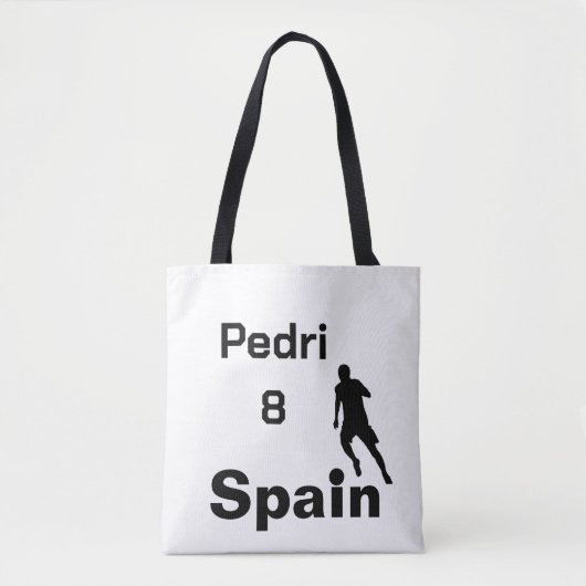 Spanischer Fußball, anpassbar Tasche (Vorderseite)
