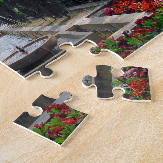 Spanischer Garten-Brunnen Puzzle (Seite)
