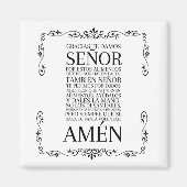 Spanischer Gebetsmagnet Magnet (Vorne)