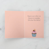 Spanischer Geburtstag Fruchtkuchen Karte (Innenseite)