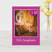 Spanischer Geburtstag für 12-jähriges Mädchen mit Karte (Gelbe Blume)