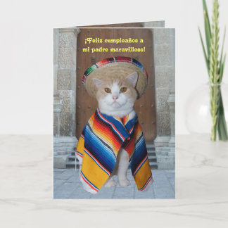 Spanischer Geburtstag für Vater Karte