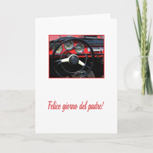 Spanischer glücklicher Vater Karte (Vorderseite)