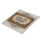 Spanischer Hausname Fliese (Seite)