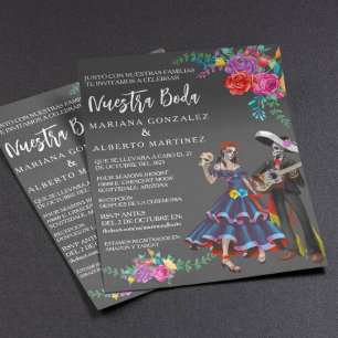 Spanischer Hochzeitstag Nuestra Boda Toter Tag