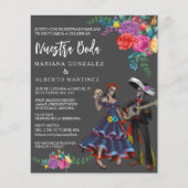 Spanischer Hochzeitstag Nuestra Boda Toter Tag (Vorderseite)