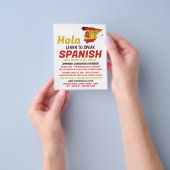 Spanischer Hola, Spanischer Sprachkurs Flyer (Gruppe)