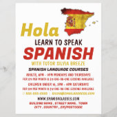 Spanischer Hola, Spanischer Sprachkurs Flyer (Vorne)