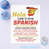 Spanischer Hola, Spanischer Sprachkurs Flyer (Einzeln)