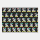 Spanischer Hund Ate Meine Hausaufgaben - Perro Tar Geschenkpapier Set (Vorderseite)