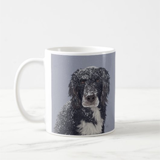 Spanischer Hundemix Kaffeetasse (Links)