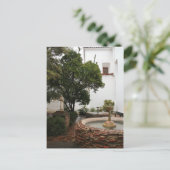 Spanischer Innenhof Ankündigungspostkarte (Stehend Vorderseite)