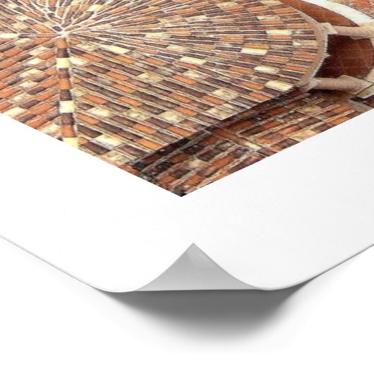 Spanischer Innenhof Poster (Ecke)