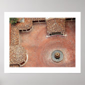 Spanischer Innenhof Poster (Vorne)