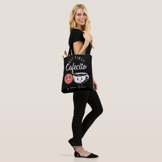Spanischer Kaffee Lover Pun Funny Coffein Abhängig Tasche (Am Model)